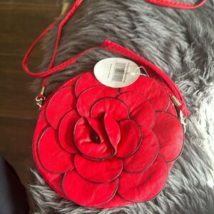Rose designed Crossbody/clutch